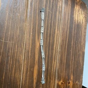 10k stamped men’s bracelet